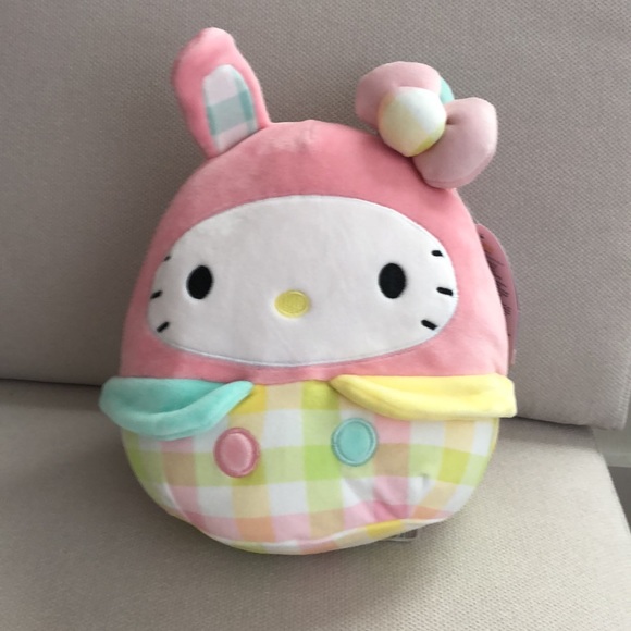 HELLO KITTY SQUISHMALLOW EASTER SPRINGTIME PLUSH 8” NWT - Picture 8 of 8